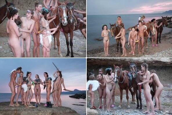 Mystical Horsey Riders Series photos - Nudism is rooted in human nature