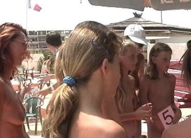 Jr Miss Pageant France - A naked persons soul is visible through their body