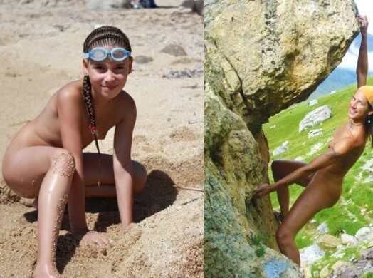 College Walk photos - Blending in with the crowd of nudists