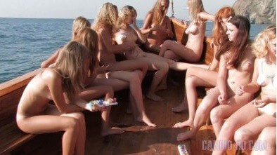 Candid HD: Nudist Boat Cruise Full HD video - Nature and nudism are the best home for a person
