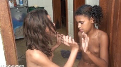 Fun Tropical Activity 1 Full HD video - Living in harmony with nature as the primary goal of the naturist lifestyle
