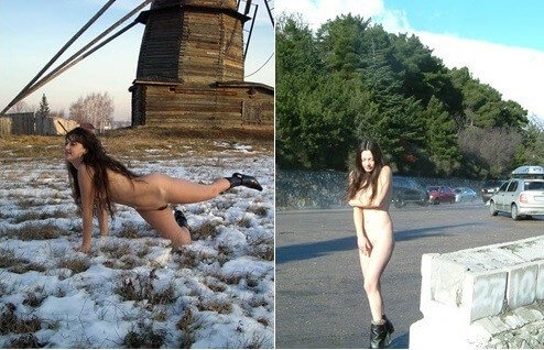 Beautiful Suntan Stretches-Winter Sport pics - Naturism as a way to connect with nature and achieve inner harmony