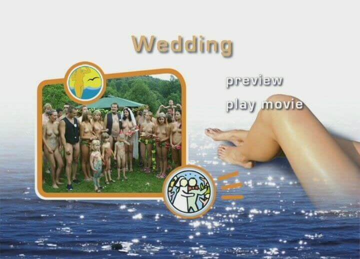 A wedding in a nudist collective - It is a way to get closer to nature and its rhythms