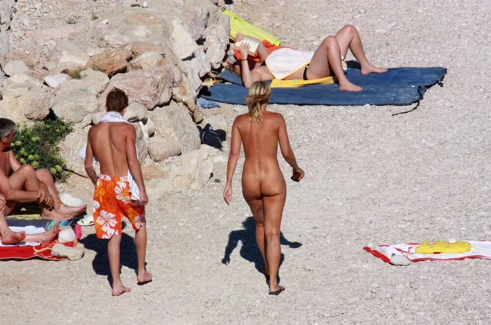 European Beach Entrance pics - The natural beauty of the body is one of the goals of naturism and nudism