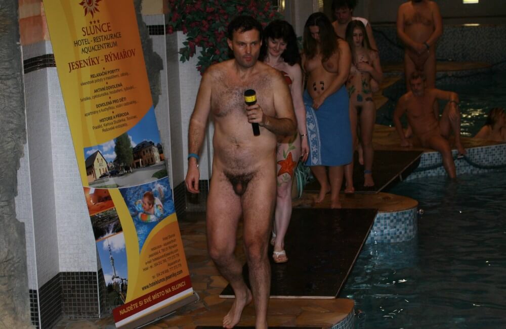 Miss 2008 EU Contest photos - Blending in with the crowd of nudists