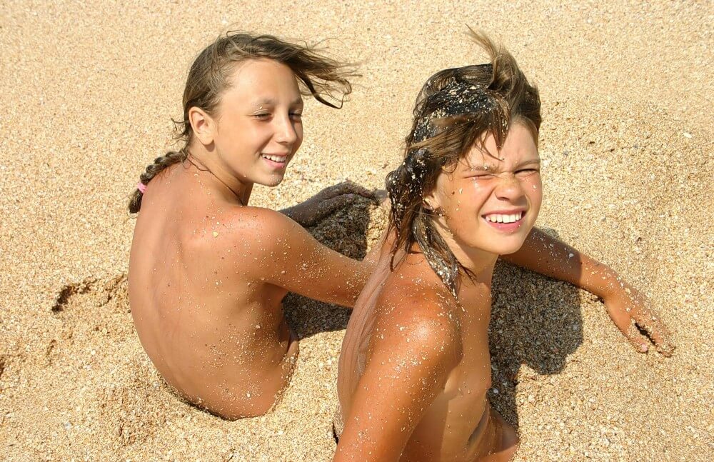 Ocean Beach Relaxing Photo Set - Growing up on a nude beach