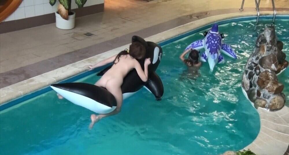 Naturism in the pool Full HD - Living in harmony with nature as the primary goal of the naturist lifestyle