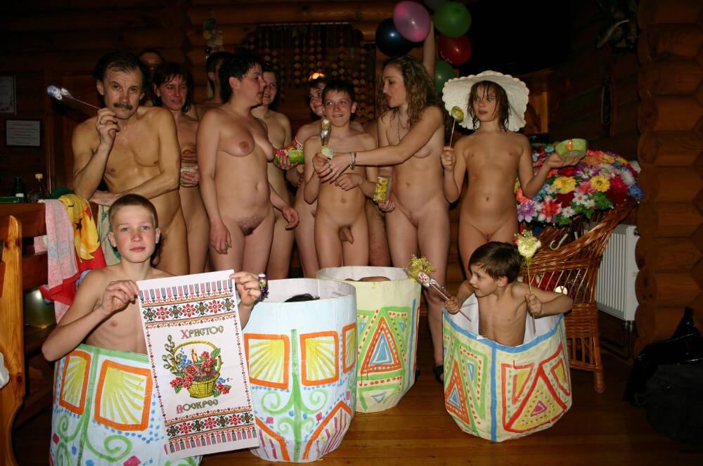 Easter Group Memories pics - Nudism and naturism value harmony and balance