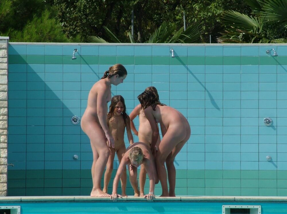 FKK Outdoor Children Pool pics - Nudism and Respect for Nature and the Environment