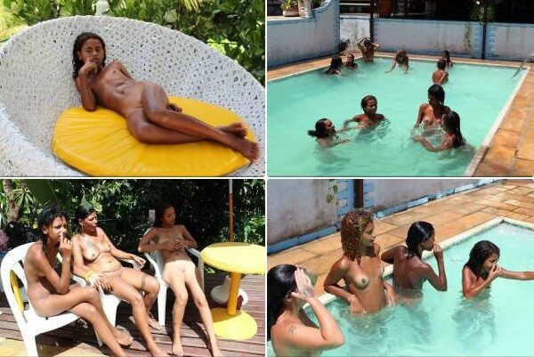 Brazil Pool Sunbath photos - The practice of nudism helps to overcome stereotypes and insecurities