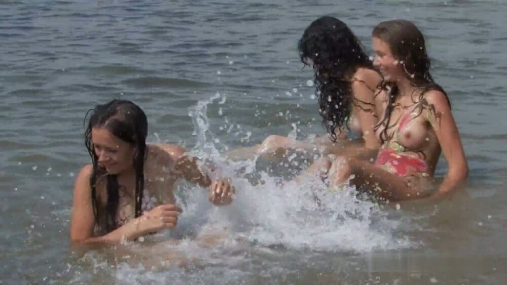 Body Art At Nudist Beach - Being oneself and accepting ones body as core principles of naturism and nudism