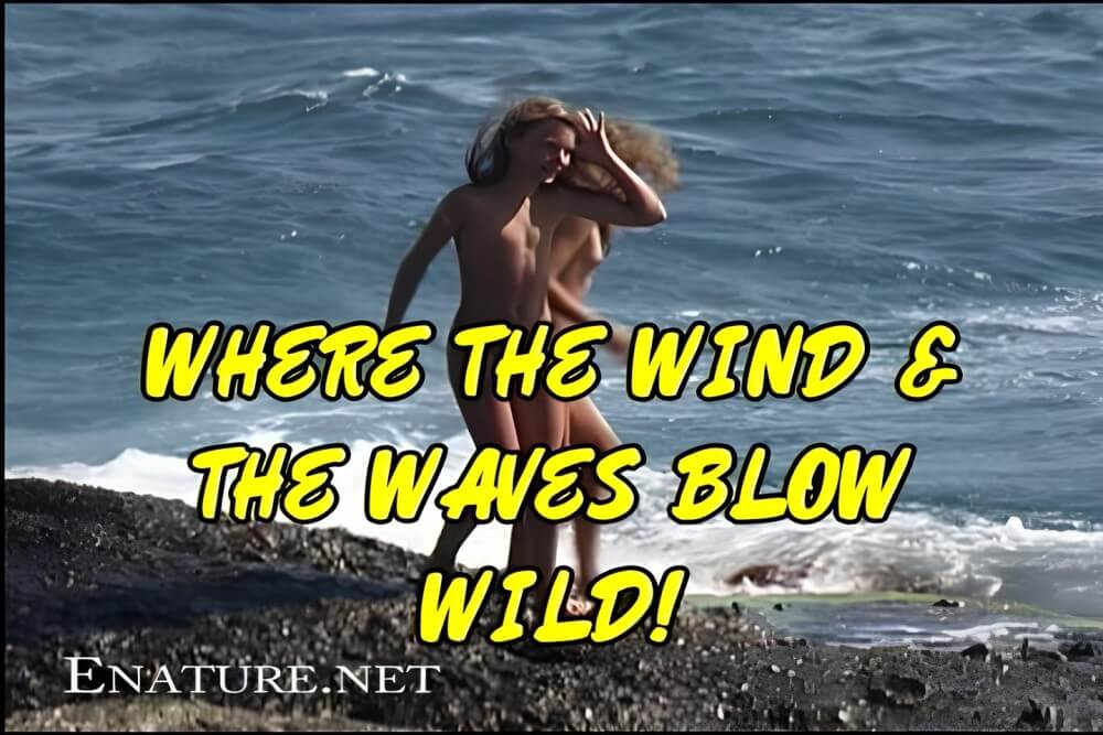 Enature - Where the Wind and the Waves Blow Wild! - Minimizing clothing or nudism