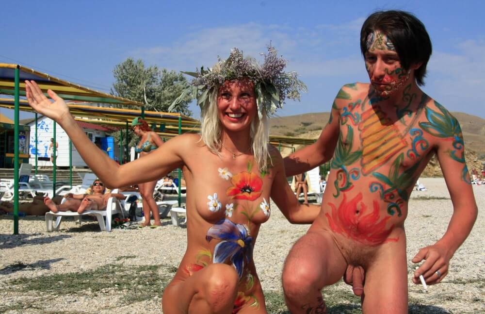 Sand Beach Goddess Two pics - Happiness is achieved through embracing naturism