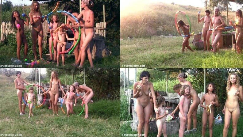 Countryside lounging 2 Full HD video - Naturists live in harmony with nature