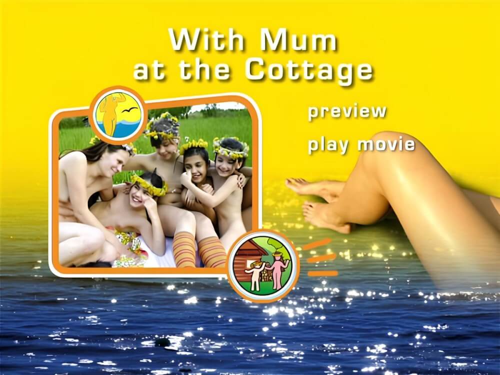Naturist Freedom: With Mum at the Cottage DVD - Nudism is a way to improve health and boost self-esteem