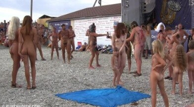 Cool Day At The Beach Full HD video - Types of recreation in nudist destinations