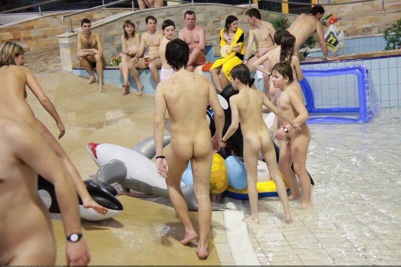 Pool day celebration Big gallery - Respect for differences is valued in the nudist movement