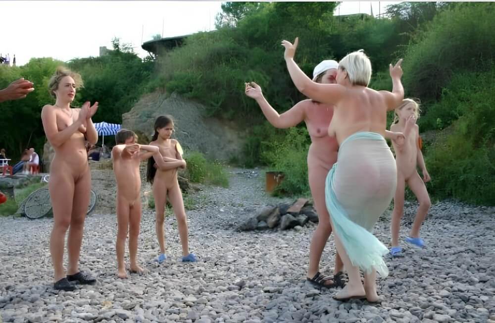 Dances on a beach pics - People seek unity with nature through naturist practices