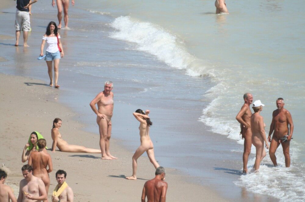 Costinesti Beach Groups pics - The idea of self-acceptance and self-respect is important among naturists
