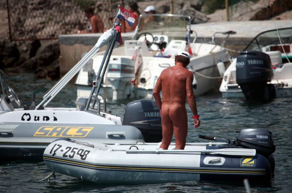 Boating and Floater Waters pics - Only a nudist truly values the connection with nature and the human body