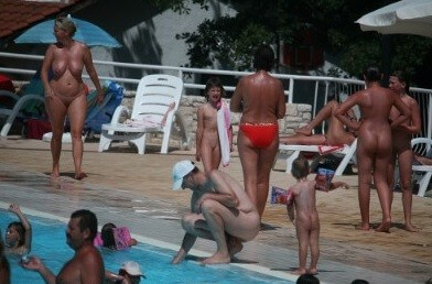 Enjoying The Sunny Pool gallery - Nudity helps us better understand ourselves and those around us