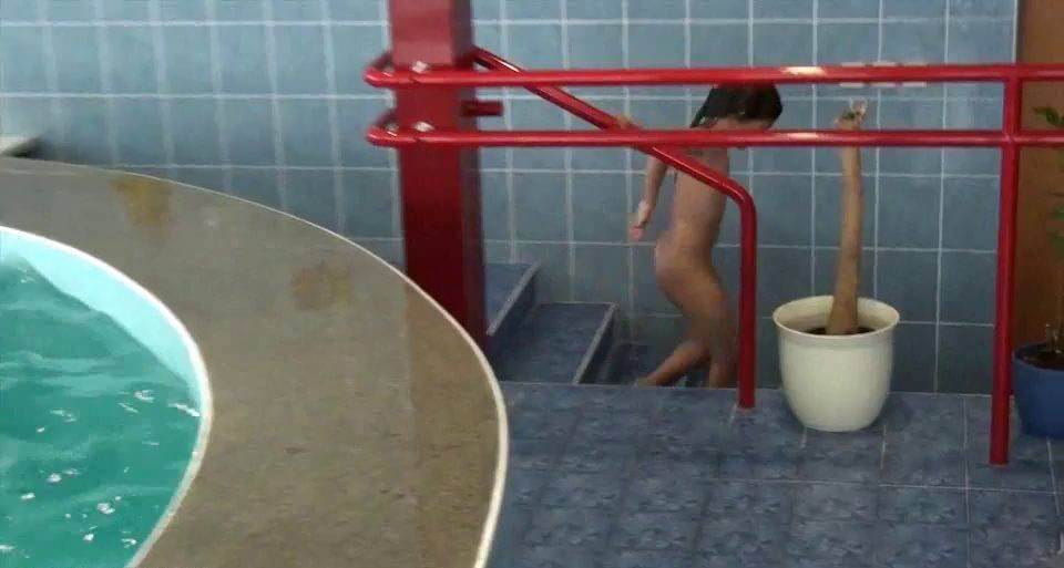 Indoor Swim Exercise - People seek in nudism a way to overcome their insecurities