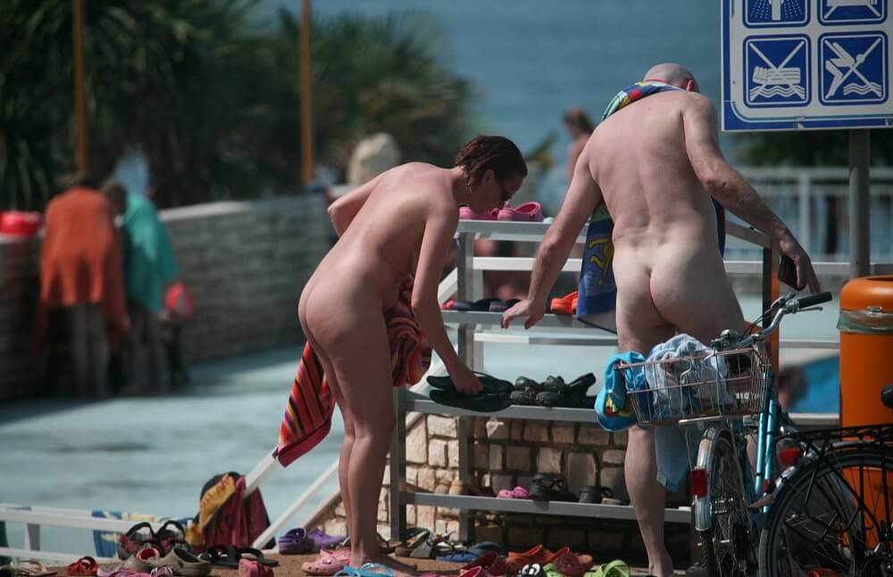 Pool Arrivals and Departures pics - Joy and pleasure are part of the nudist experience