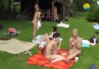 Naturist Freedom: Cottage Picnic - Naturists value tranquility and peace