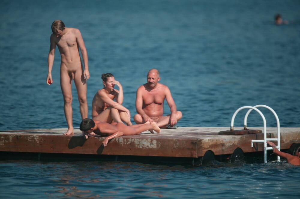 Naturist Family Water Slab pics - Nature provides inspiration and energy for the practice of naturism and nudism