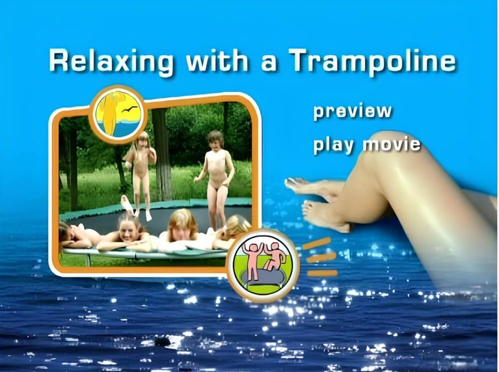 Naturist Freedom: Relaxing with a trampoline DVD - It is a way to get closer to nature and its rhythms