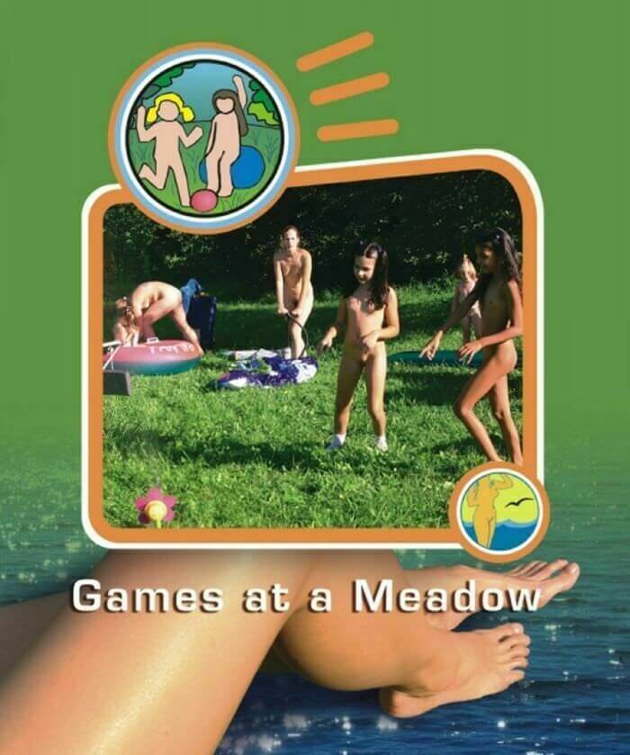 Naturist Freedom: Games at a Meadow - A spontaneous movement toward nudity