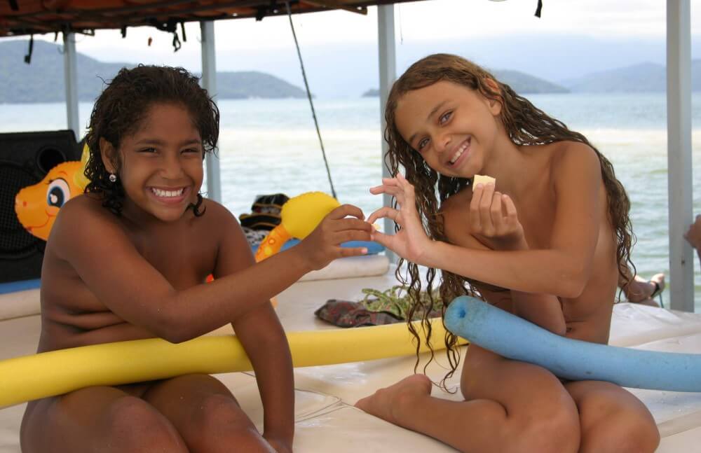 Brazilian Boating Girlfriend pics - Nudists value harmony and tranquility