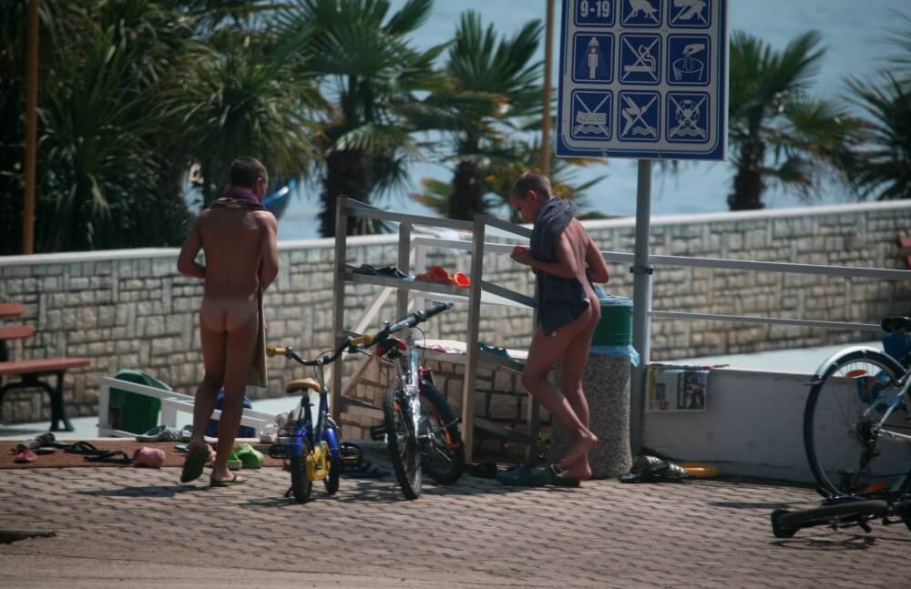 Nudism in a German water park photo - The concept that the naked body is part of the natural world and deserves respect is important