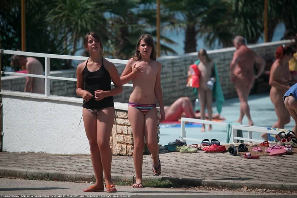FKK Water Locations Set 1 - Clothing is also a mask for a nudist