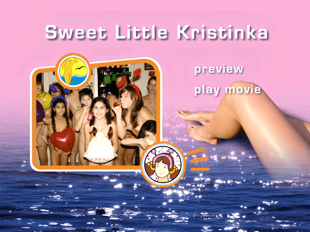 Naturist Freedom: Sweet Little Kristinka  DVD - A naturist strives for inner harmony and emotional balance